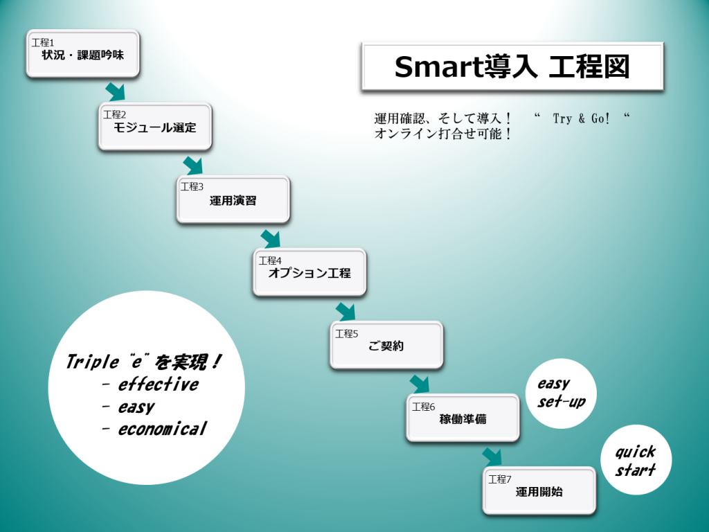 Smart導入工程図